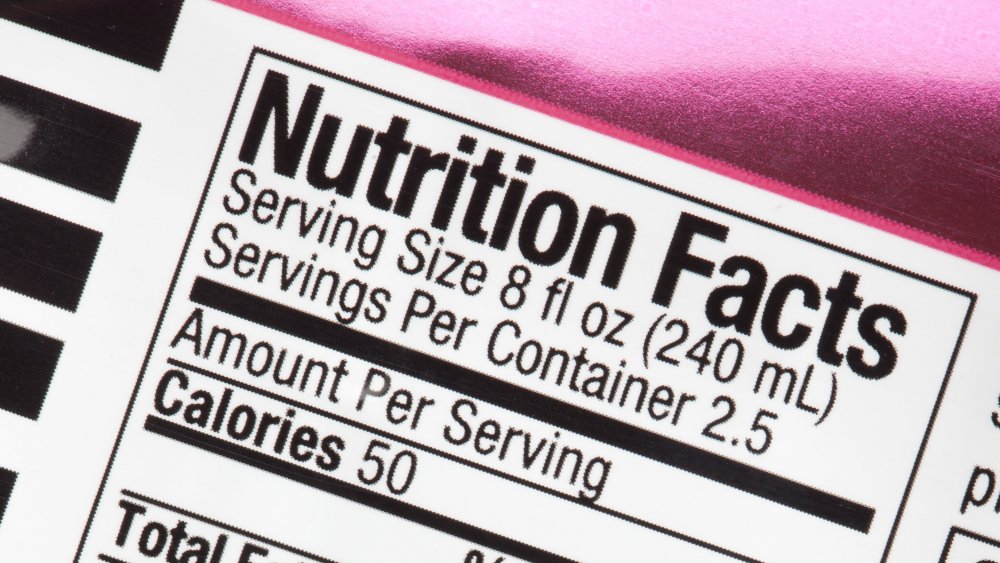 serving size