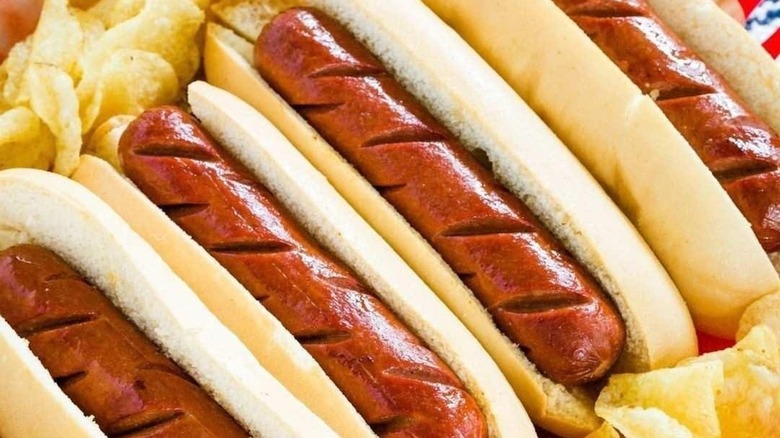 air fried hot dogs