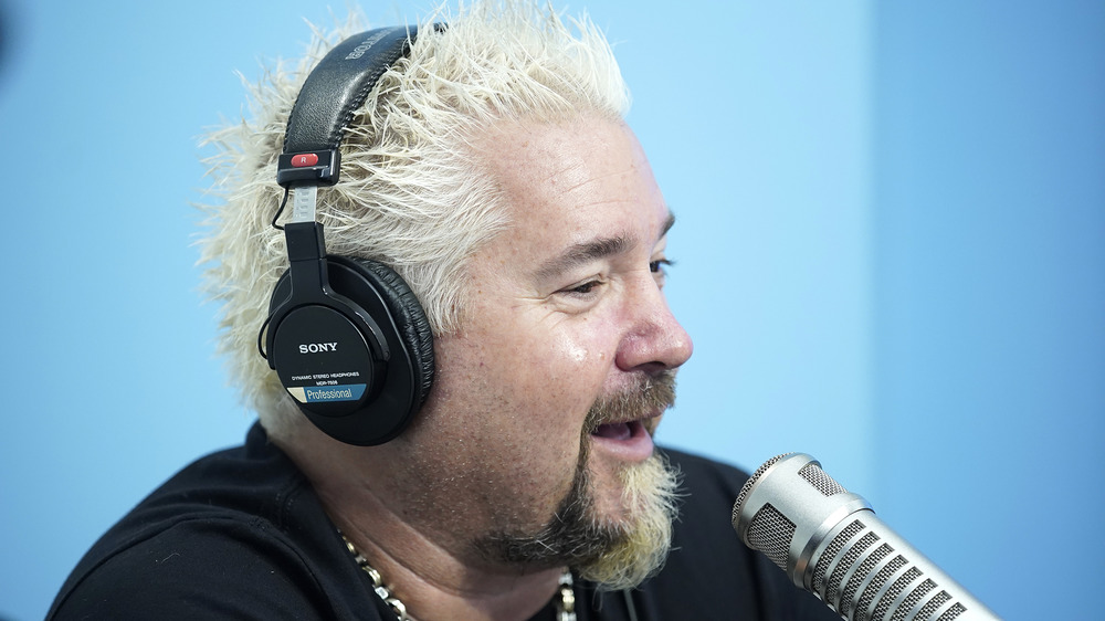 A candid image of celebrity chef Guy Fieri