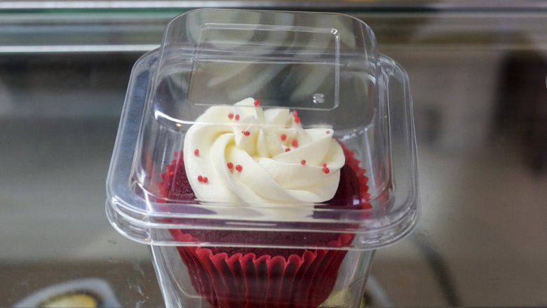 cupcake in plastic