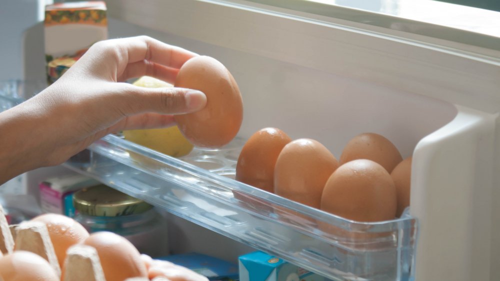 Eggs in refrigerator