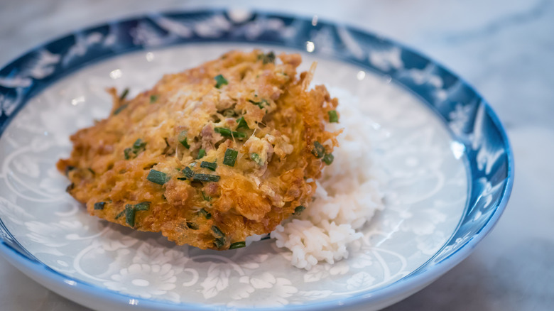 crispy Egg foo young