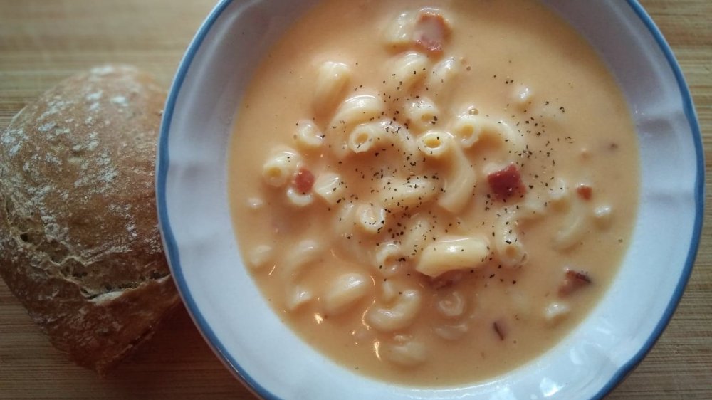 Mac and cheese soup