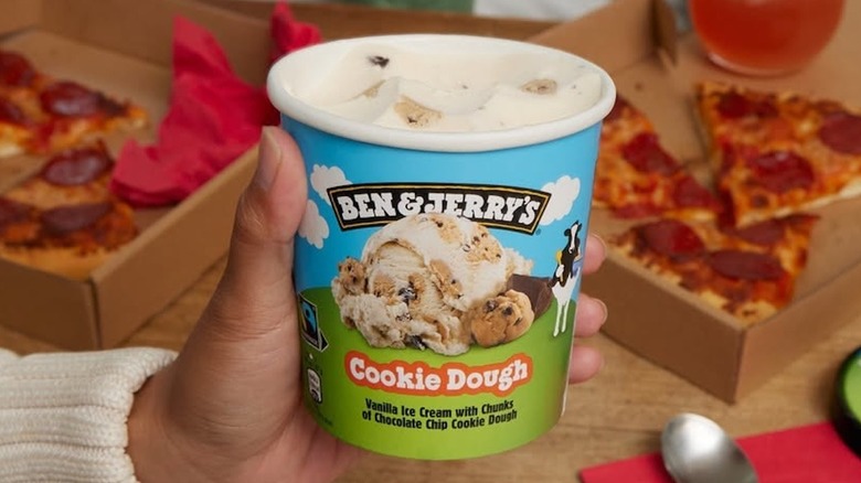 pint of Ben & Jerry's Cookie Dough ice cream