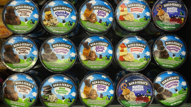 Ben & Jerry's pints