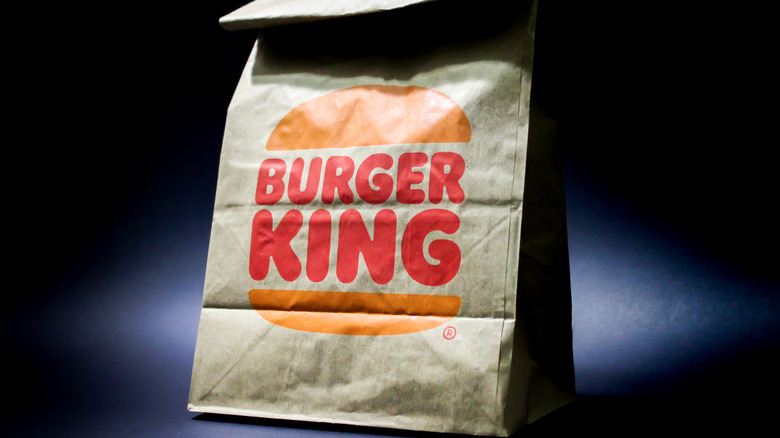 Burger King back in spotlight on black background