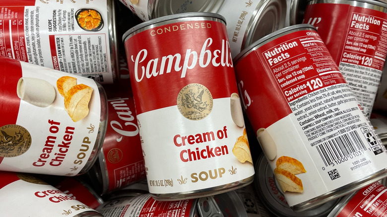 Cans of Campbell's soup