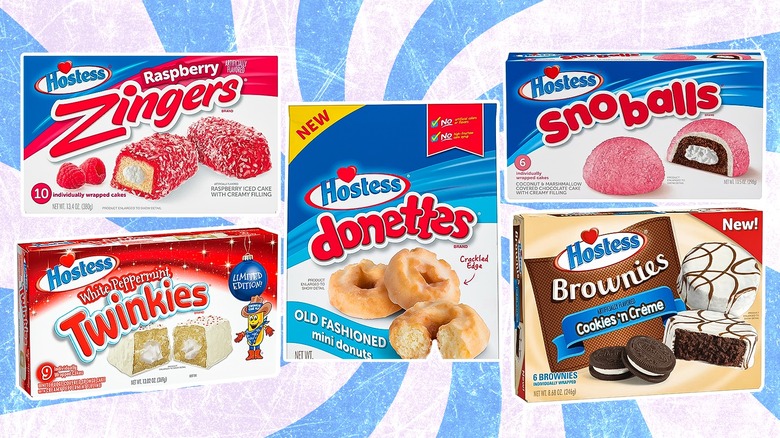 Selection of Hostess products