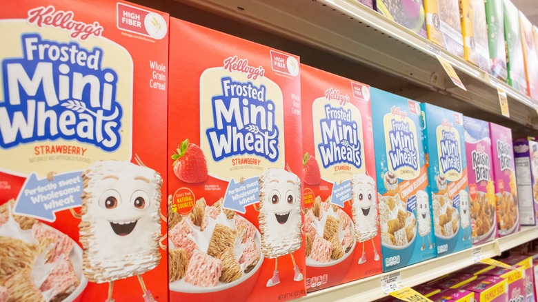 Boxes of Kellogg's Frosted Mini Wheats