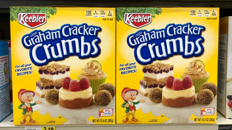 Box of Keebler Graham Cracker Crumbs