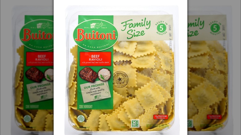 Packet of Buitoni Beef Ravioli