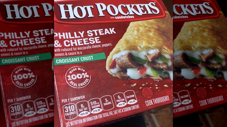 Box of Philly Steak & Cheese Hot Pockets