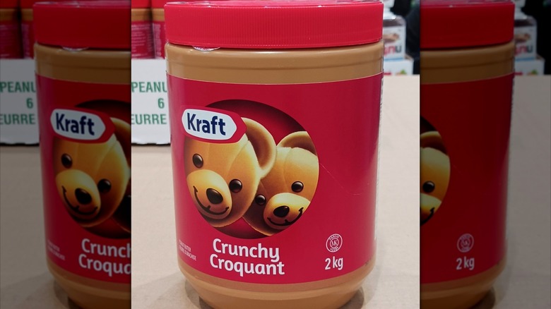 Jar of creamy Kraft peanut butter