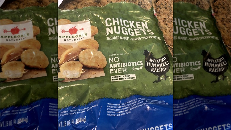 Bag of Applegate Naturals chicken nuggets