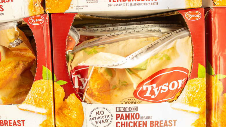 Tyson panko-breaded products