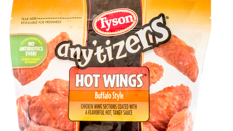 Bag of Tyson Buffalo hot wings