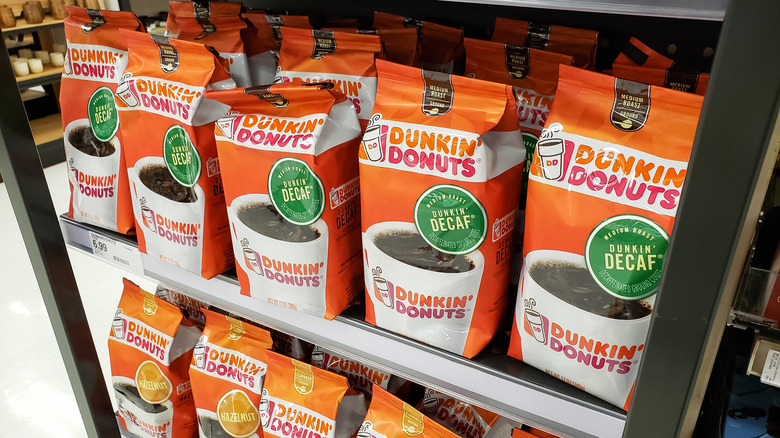 bags of dunkin' coffee