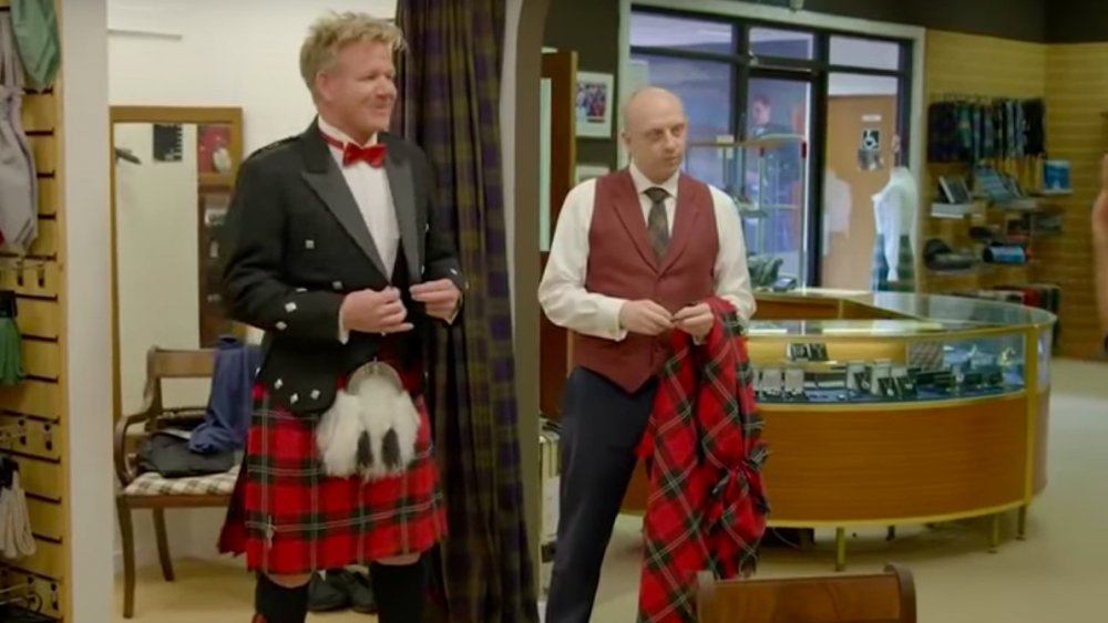 Gordon Ramsay Scotland kilt