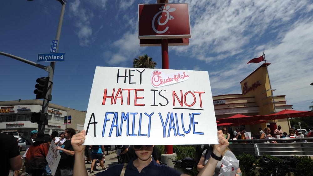 chick-fil-a tries to keep their donations a secret