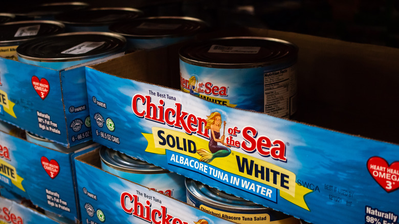 Chicken of the Sea tuna products on store shelves