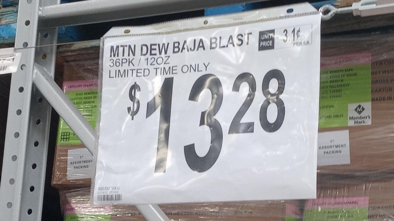 Mountain Dew Baja Blast at Sam's Club