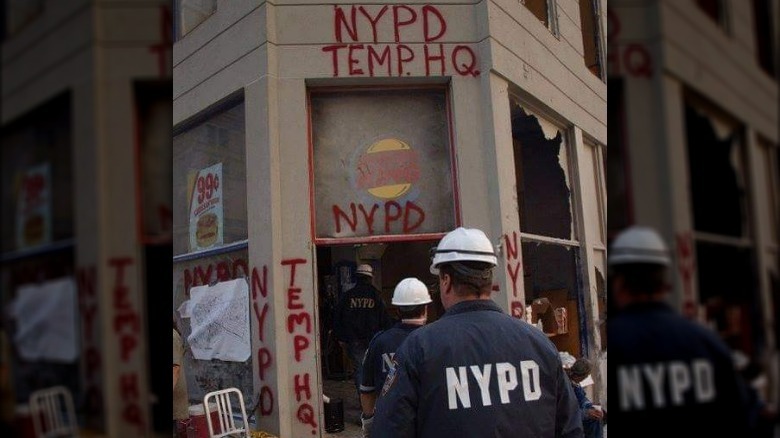 NYPD HQ at Burger King during 9/11