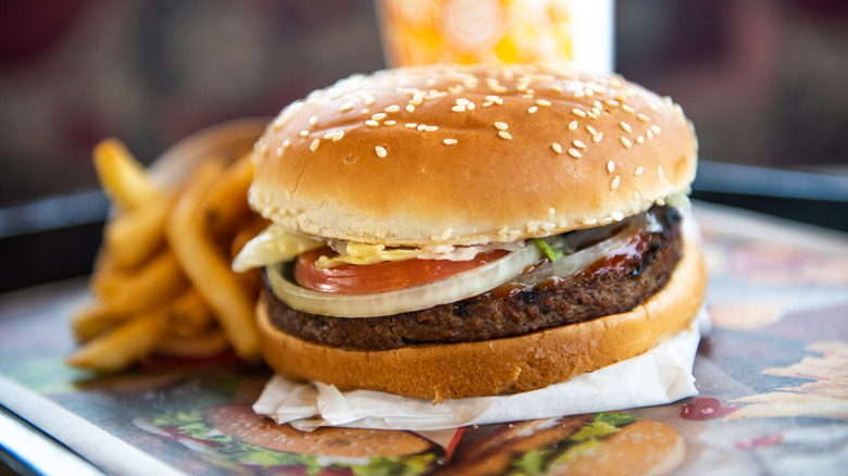 whopper with fries