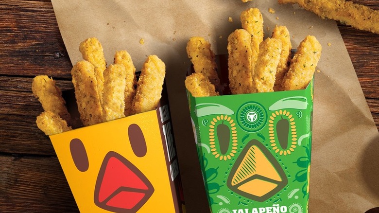 Two boxes of chicken fries from Burger King