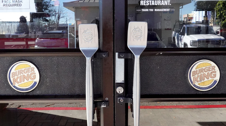 Burger King spatula door handles