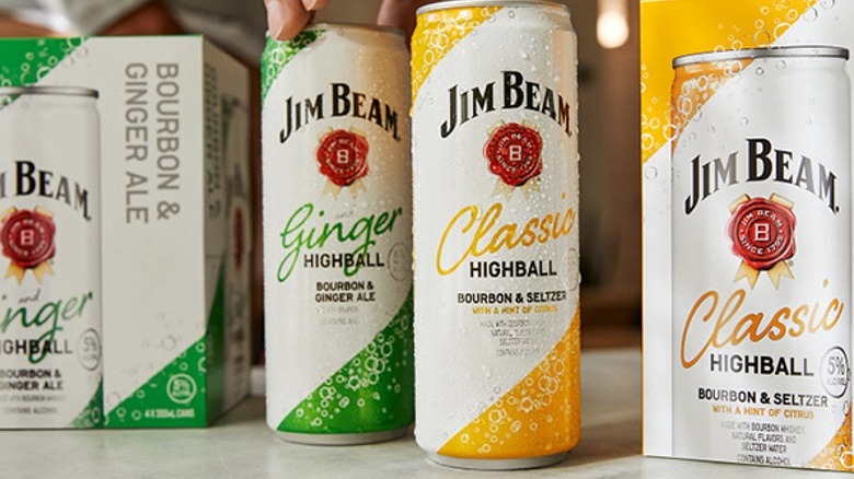 Jim Beam RTD cocktails in a can