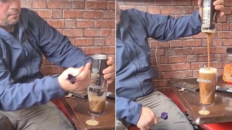 Guinness TikTok pouring hack