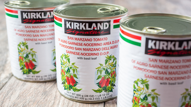 DOP San Marzano tomatoes can