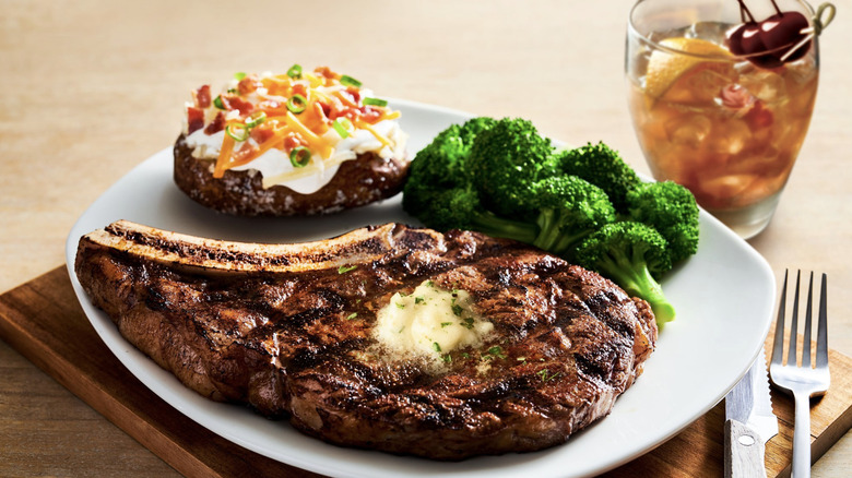 Steak at Outback Steakhouse 