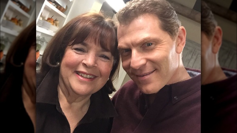 Ina Garten and Bobby Flay selfie