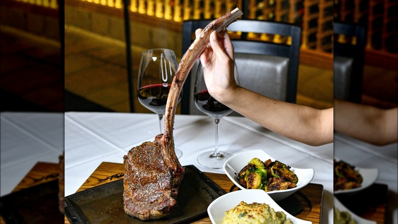 Prime Tomahawk at Del Frisco's