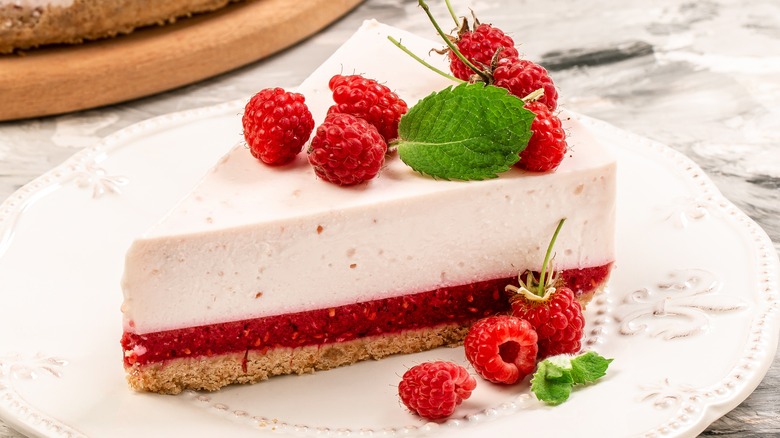 Raspberry cheesecake