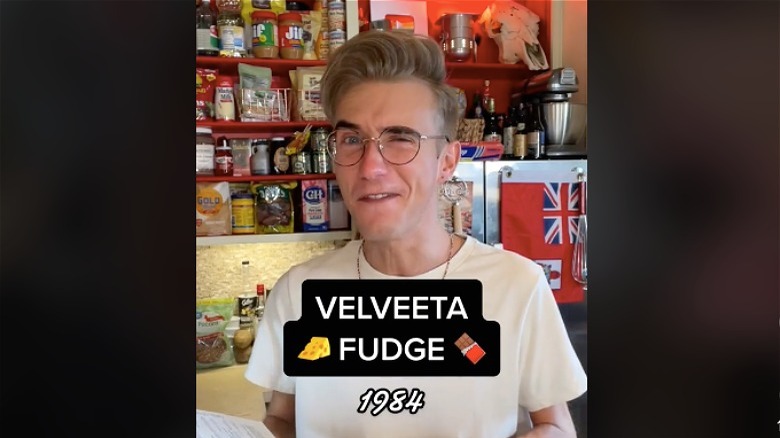 @bdylanhollis on TikTok making Velveeta fudge