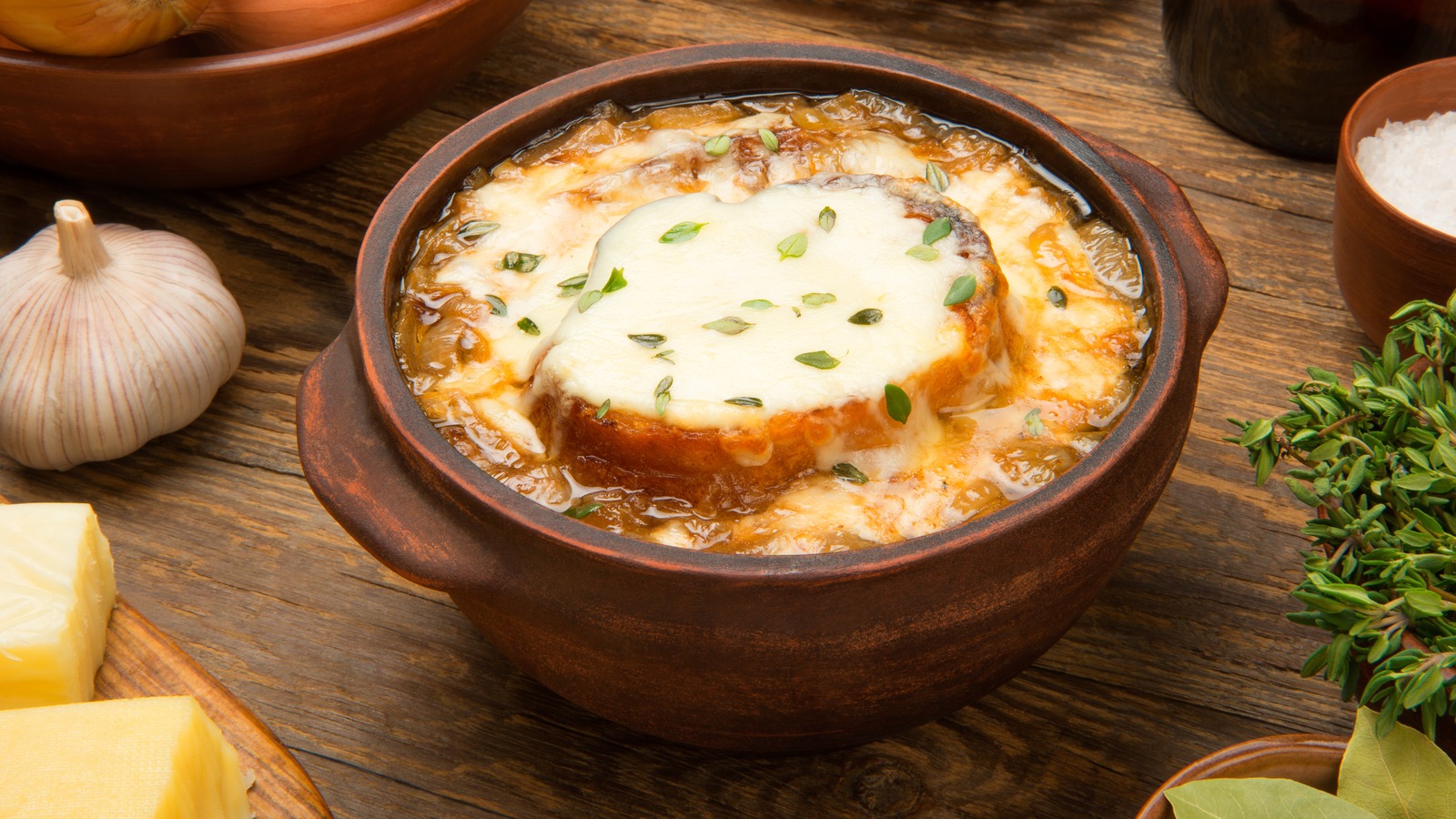 Gruyere is the chef-approved cheese for French onion soup