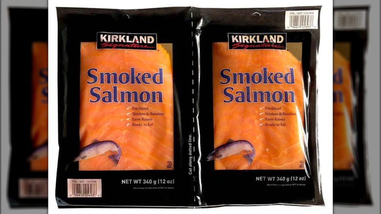 Kirkland smoked salmon from Costco