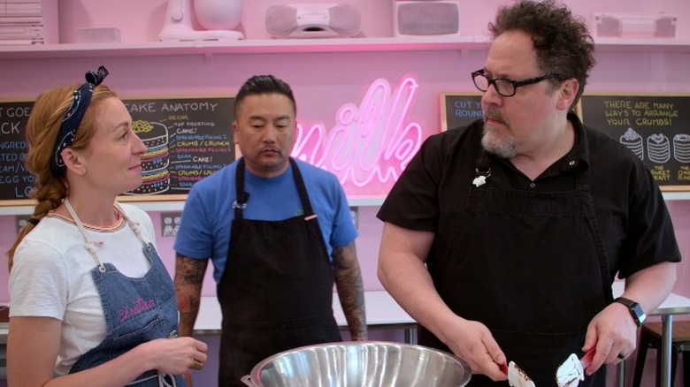 Jon Favreau, Roy Choi and Christina Tossi at Milk Bar