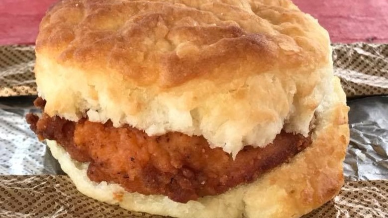 Chick-fil-A Spicy Chicken Biscuit