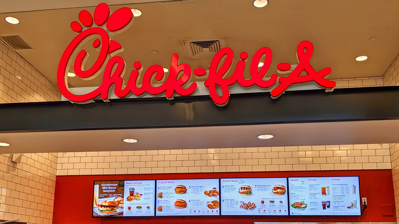 The ChickFilA Menu Used To Look A Lot Different