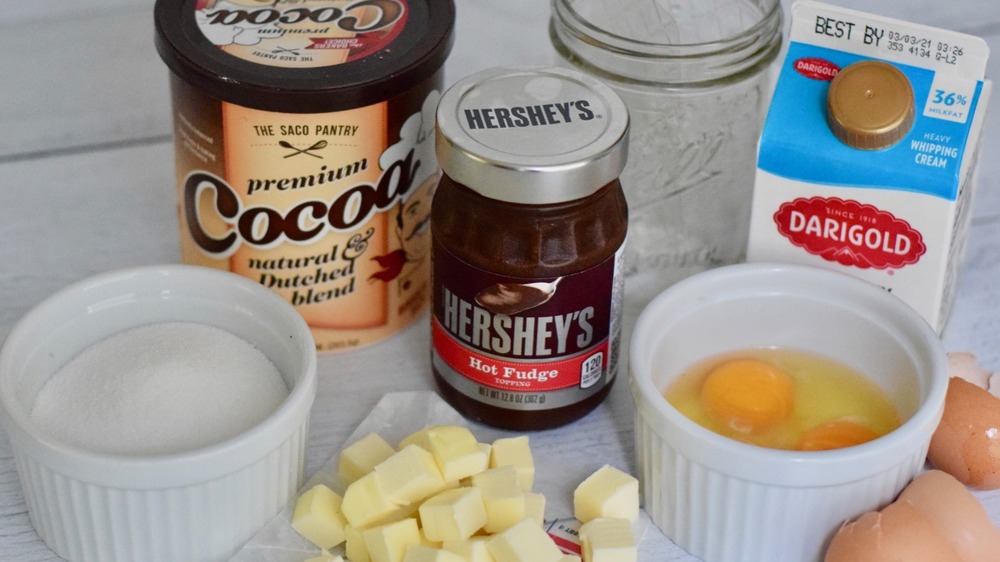 Chocolate Mousse ingredients