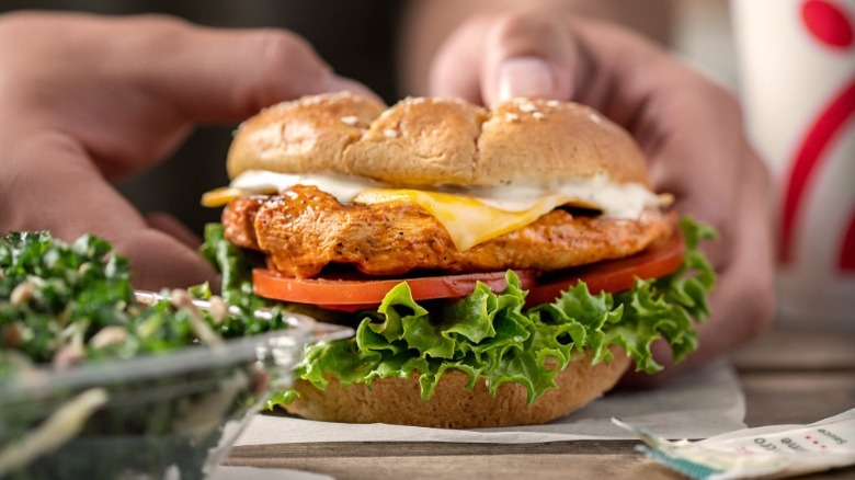 Chick-fil-a grilled chicken sandwich