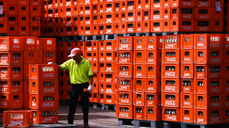 Coca-Cola pallets