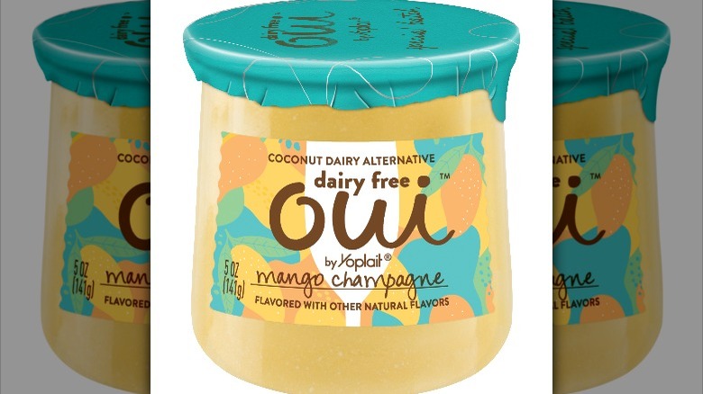 oui dairy-free mango champagne yogurt