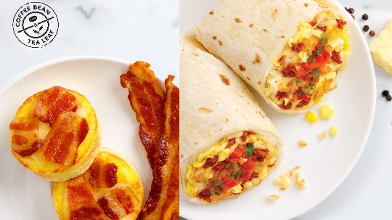 Bacon Egg Potato Bites, Chorizo Breakfast Burrito