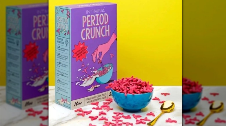 Period Crunch cereal with milk