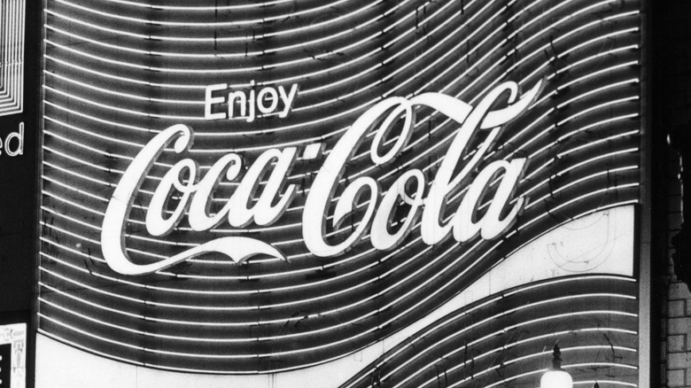 vintage neon Coca-Cola sign