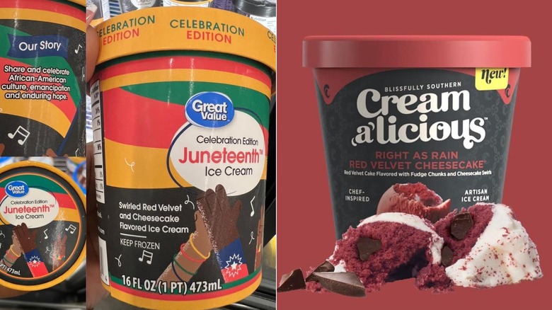 Walmart Juneteenth Ice Cream